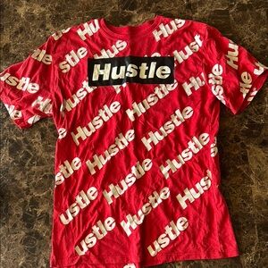 Red Hustle Graphic T-Shirt